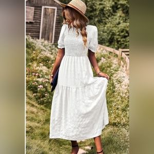 En Saison long tiered dress